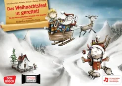 Das Weihnachtsfest ist gerettet! Kamishibai Bildkartenset, 3-8 Jahre