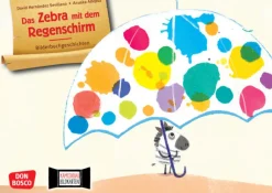 Das Zebra mit dem Regenschirm. Kamishibai Bildkartenset, 3-6 Jahre