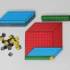 3D Dezimalrechensatz magnetisch, 54 Teile aus MAG-Pap°, im Karton