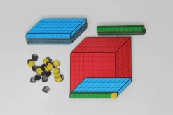 3D Dezimalrechensatz magnetisch, 54 Teile aus MAG-Pap°, im Karton