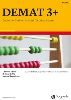 DeMAT 3+ komplett Deutscher Mathematiktest für dritte Klassen