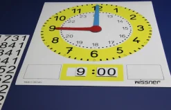 Demo-Uhr magnetisch, Uhrenmagnetfoliensatz