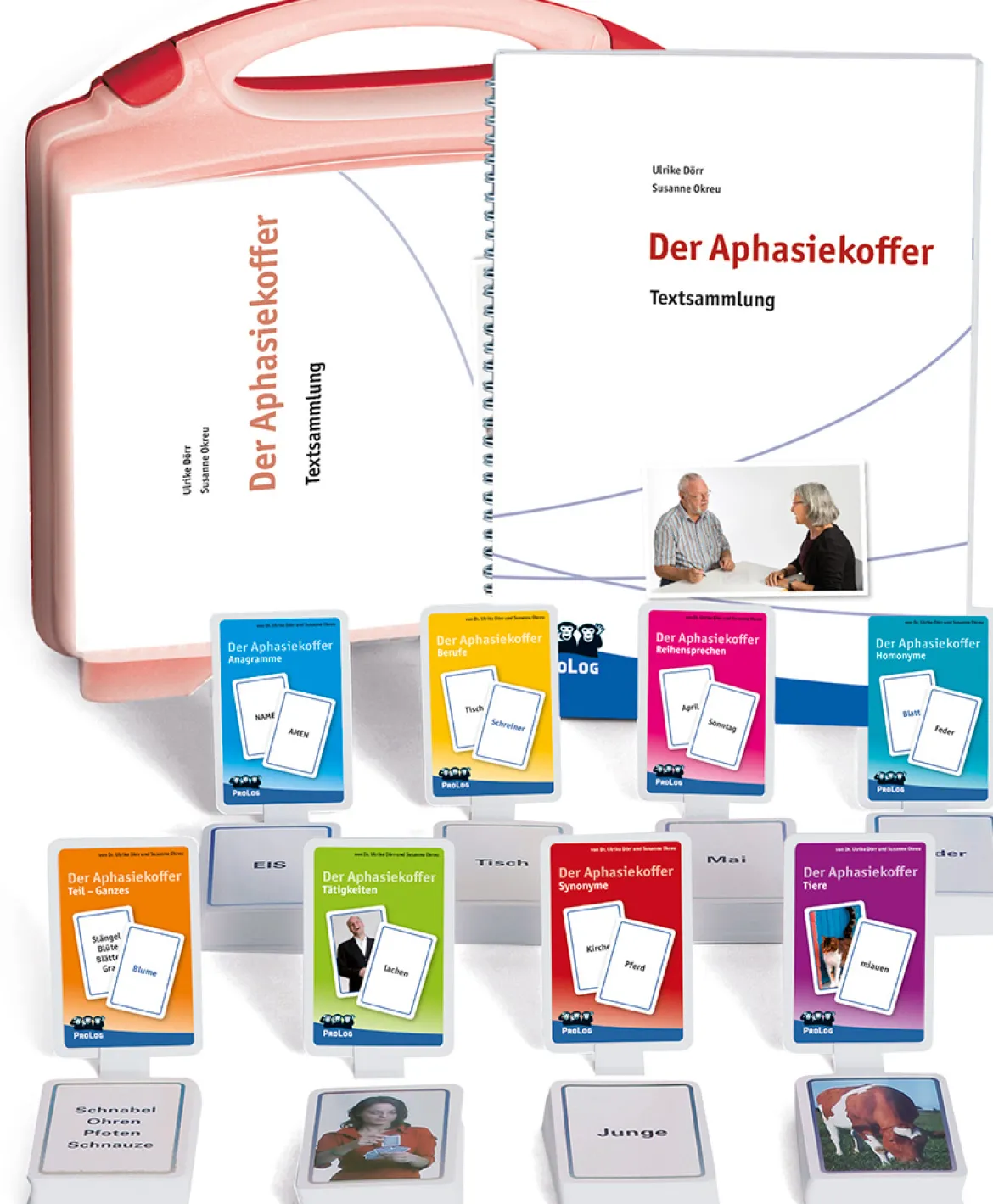 Der Aphasiekoffer, Kartensätze und Textsammlung