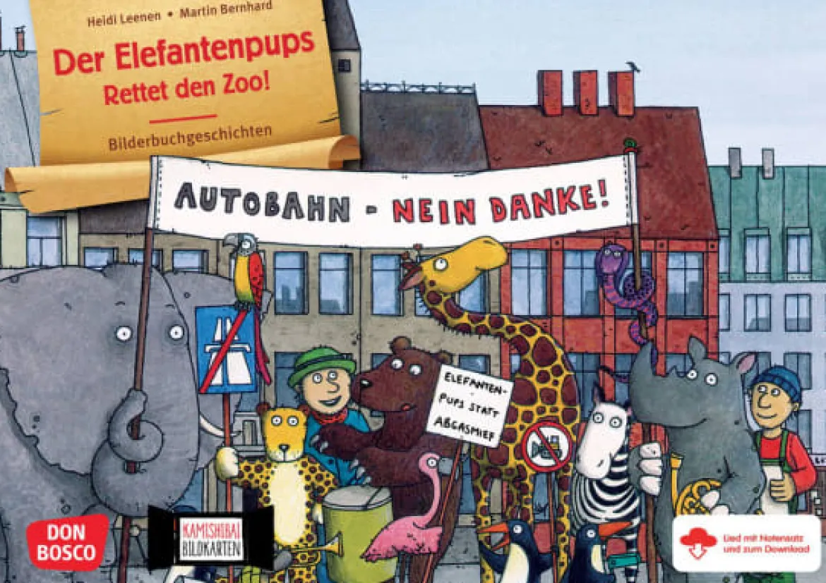 Der Elefantenpups ? Rettet den Zoo! Kamishibai Bildkartenset, 3-6 Jahre