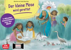 Der kleine Mose wird gerettet. Kamishibai Bildkartenset, ab 2 Jahre