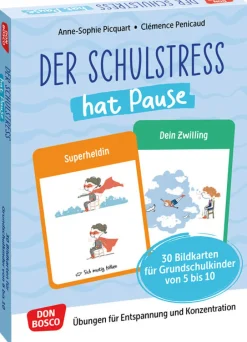 Der Schulstress hat Pause. 30 Bildkarten für Grundschulkinder von 6 bis 10