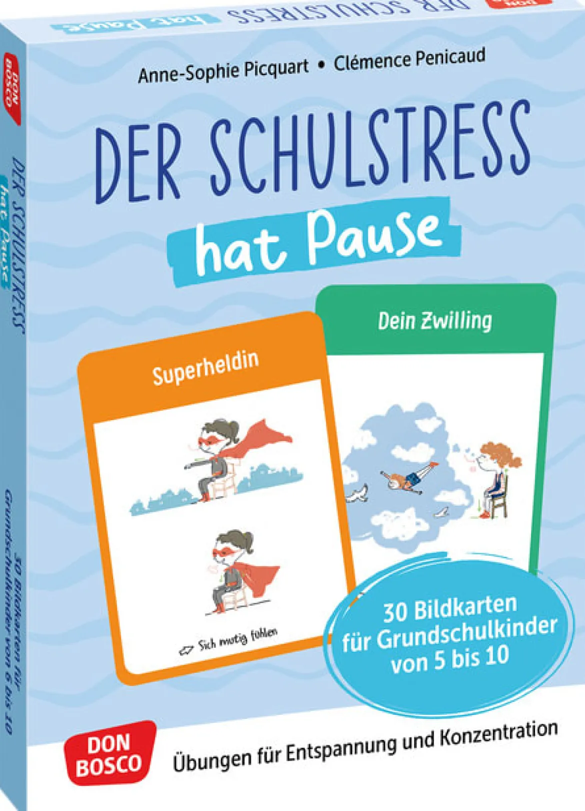 Der Schulstress hat Pause. 30 Bildkarten für Grundschulkinder von 6 bis 10
