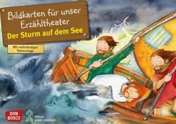 Der Sturm auf dem See, Kamishibai Bildkartenset, 3-8 Jahre