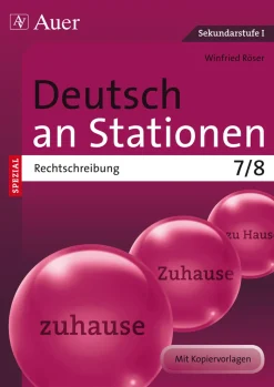 Deutsch an Stationen spezial Rechtschreibung 7-8