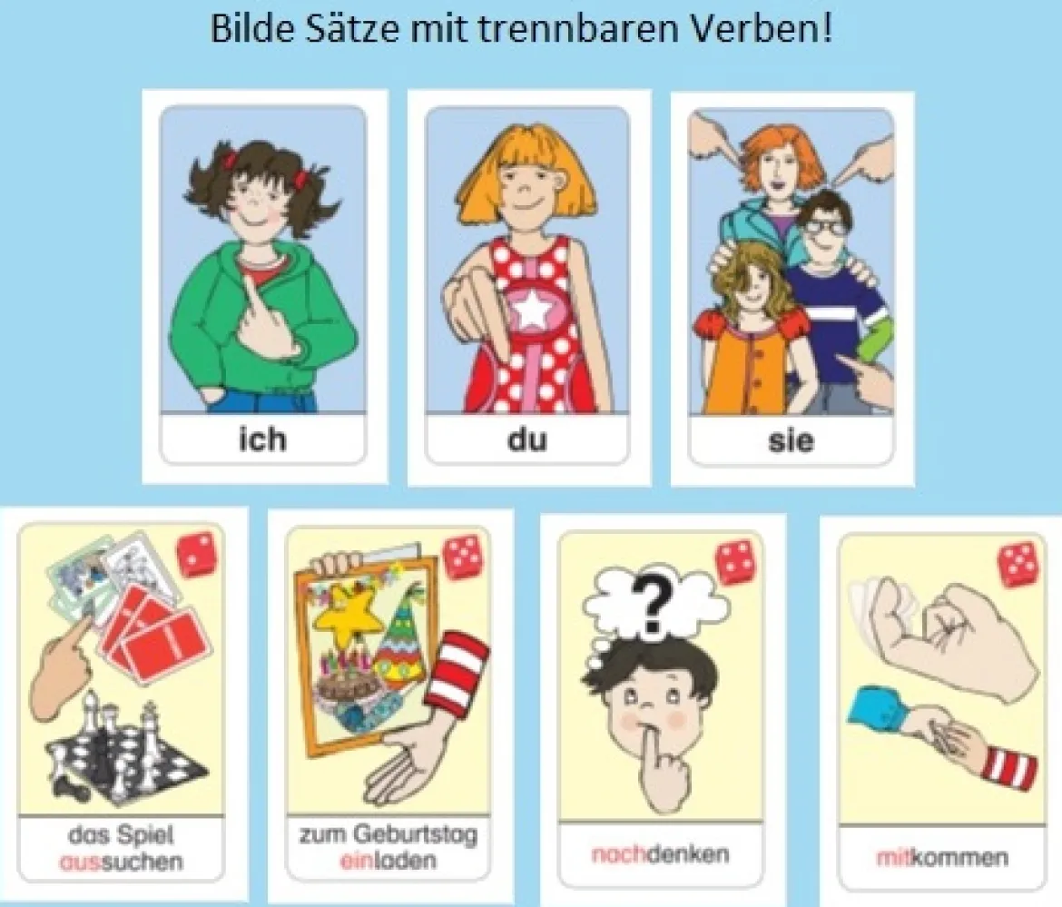 Deutsch Lernen: Da mach ich mit! Trennbare Verben