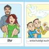 Deutsch Lernen: Ich freue mich und du dich! Kartenspiel für 2-4 Spieler, ab 9 Jahre