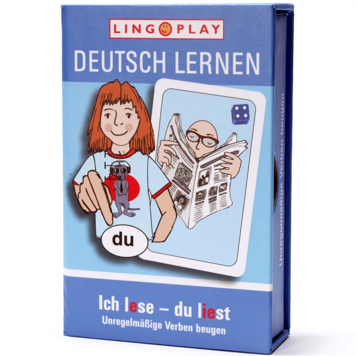 Deutsch Lernen: Ich lese - du liest - Unregelmäßige Verben beugen