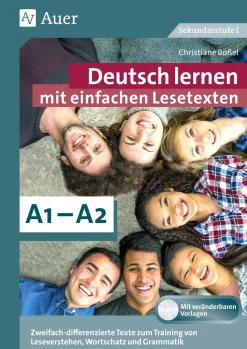 Deutsch lernen mit einfachen Lesetexten A1-A2