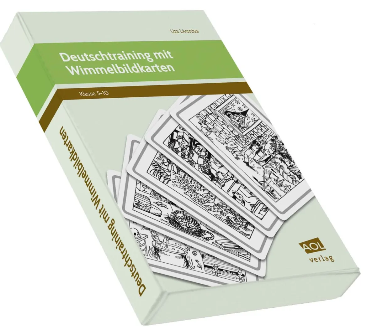 Deutschtraining mit Wimmelbildkarten, 5.-10. Klasse
