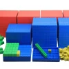 Dezimalmaterial 184 Teile aus Kunststoff, mit 4 Tausenderwürfel