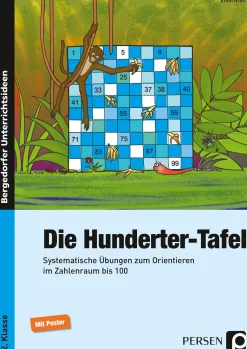 Die Hunderter-Tafel, Buch mit Poster, 2. Klasse