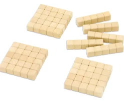 Dienes Fünferstangen 20 Systemblöcke Matinko ReWOOD® natur