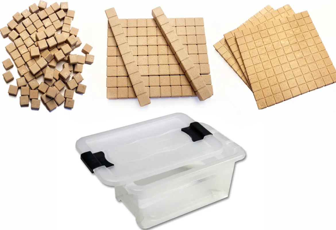 Dienes 432 Teile aus ReWOOD® Set II natur