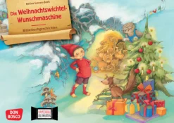 Die Weihnachtswichtel-Wunschmaschine. Kamishibai Bildkartenset