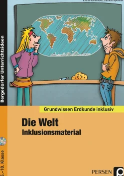 Die Welt - Inklusionsmaterial Erdkunde, Buch inkl. CD, 5.-10. Klasse