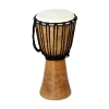 Djembe aus Hartholz, geölt 30 cm hoch, Percussioninstrument, ab 3 Jahre