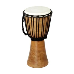 Djembe aus Hartholz, geölt 30 cm hoch, Percussioninstrument, ab 3 Jahre