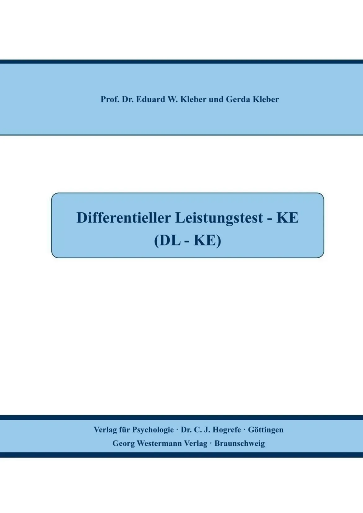 DL-KE 25 Testhefte