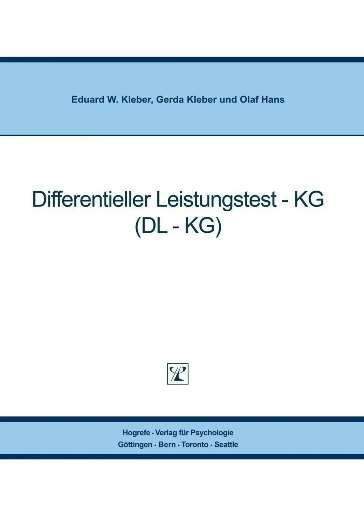 DL-KG 25 Testhefte