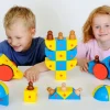 3D magnetische Blöcke Budget-Klassen-Set, ab 3 Jahre