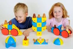 3D magnetische Blöcke Budget-Klassen-Set, ab 3 Jahre