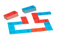 Domino Division im 100er Zahlenraum, 2-4 Spieler