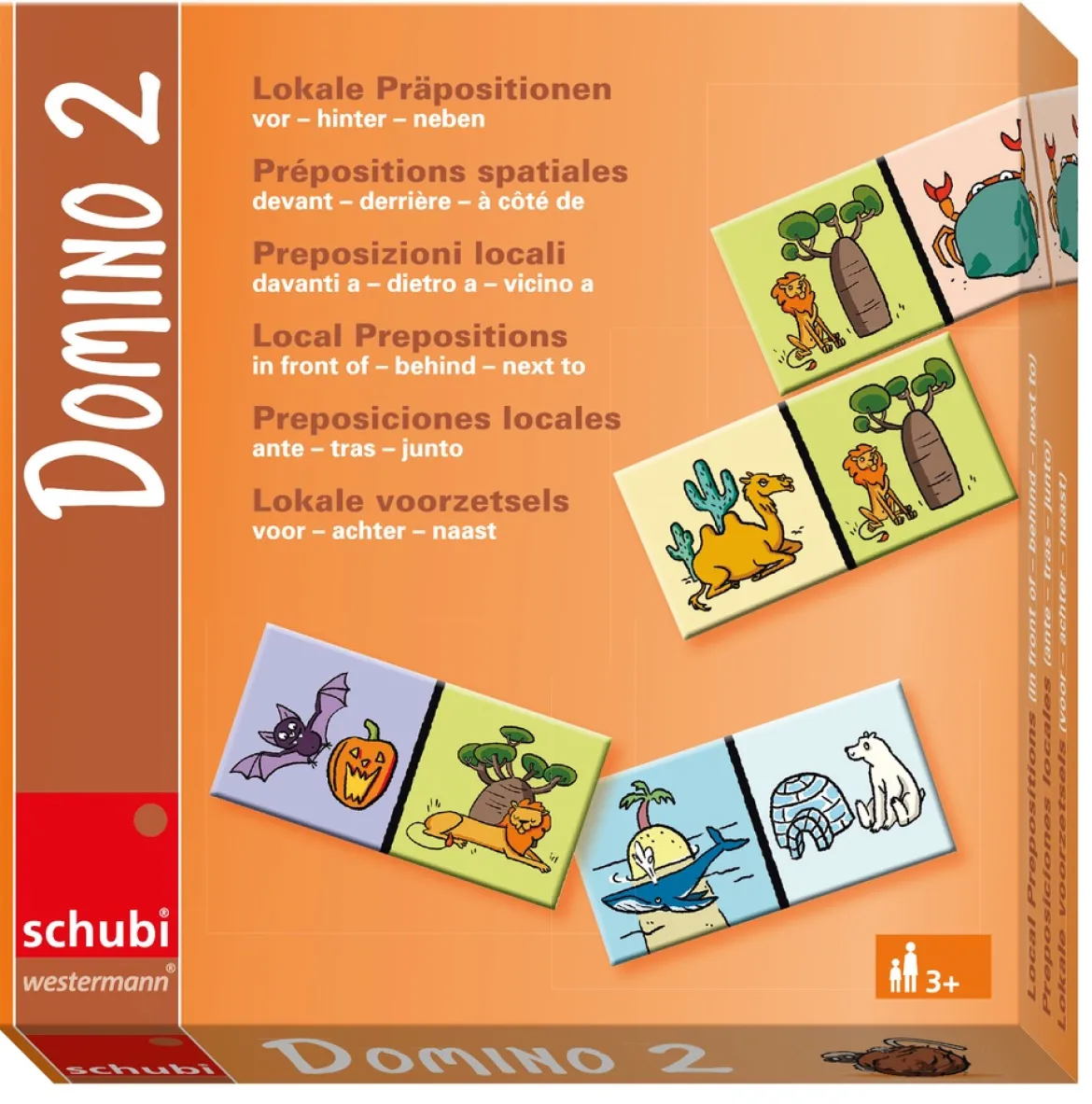 DOMINO 2 Lokale Präpositionen, ab 4 Jahre