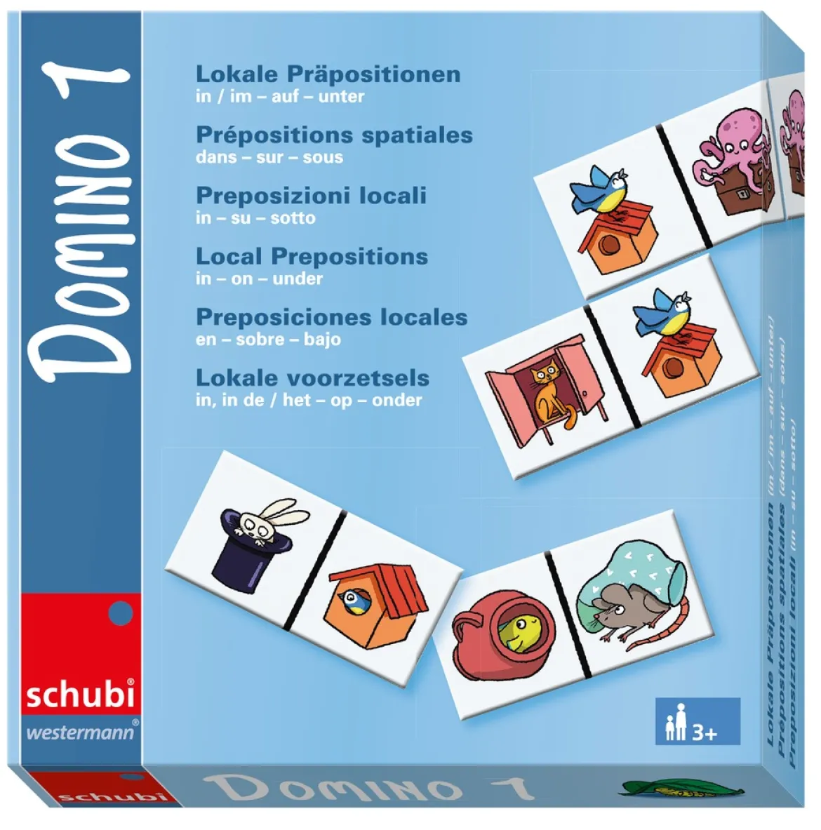 DOMINO 1 Lokale Präpositionen, ab 4 Jahre