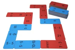 Domino Multiplikation im 100er Zahlenraum, 2-4 Spieler