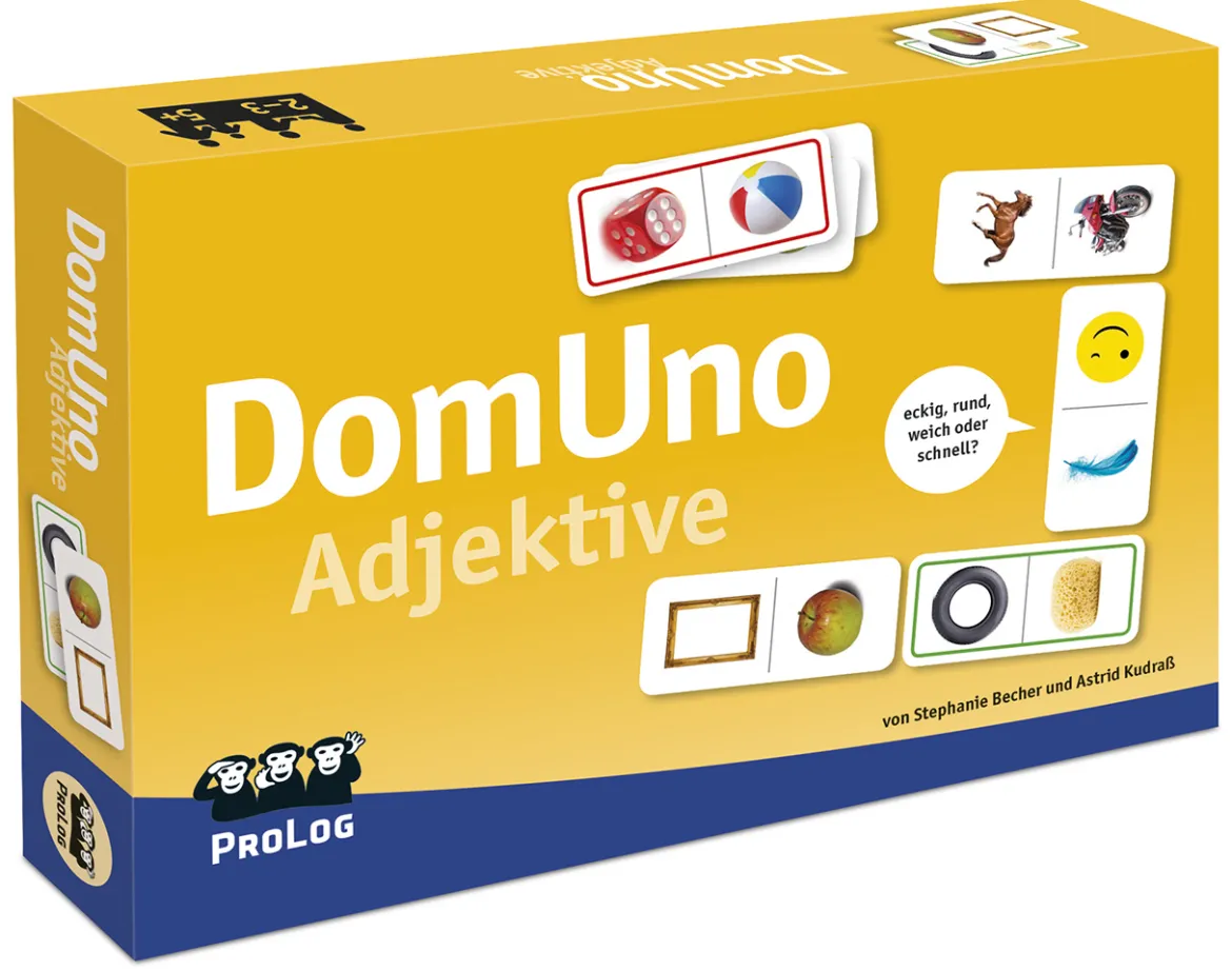 DomUno Adjektive, Sprachlernspiel, ab 5 Jahre