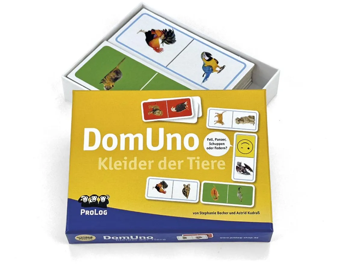 DomUno Kleider der Tiere, Sprachlernspiel, ab 5 Jahre