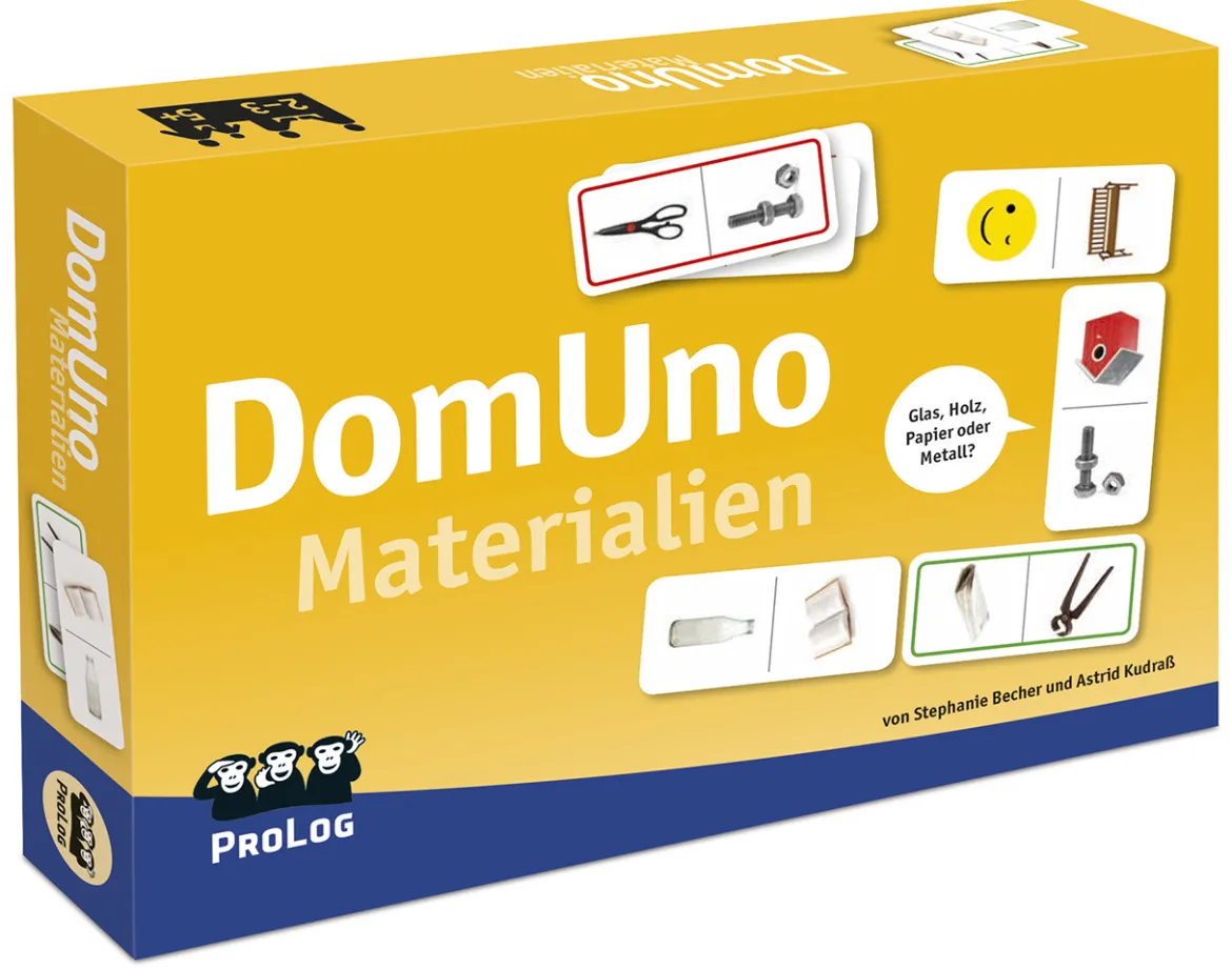 DomUno's 4 - Materialien, Sprachlernspiel, ab 5 Jahre