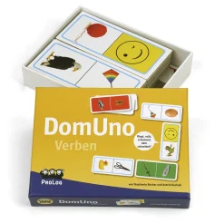 DomUno Verben, Sprachlernspiel, ab 5 Jahre