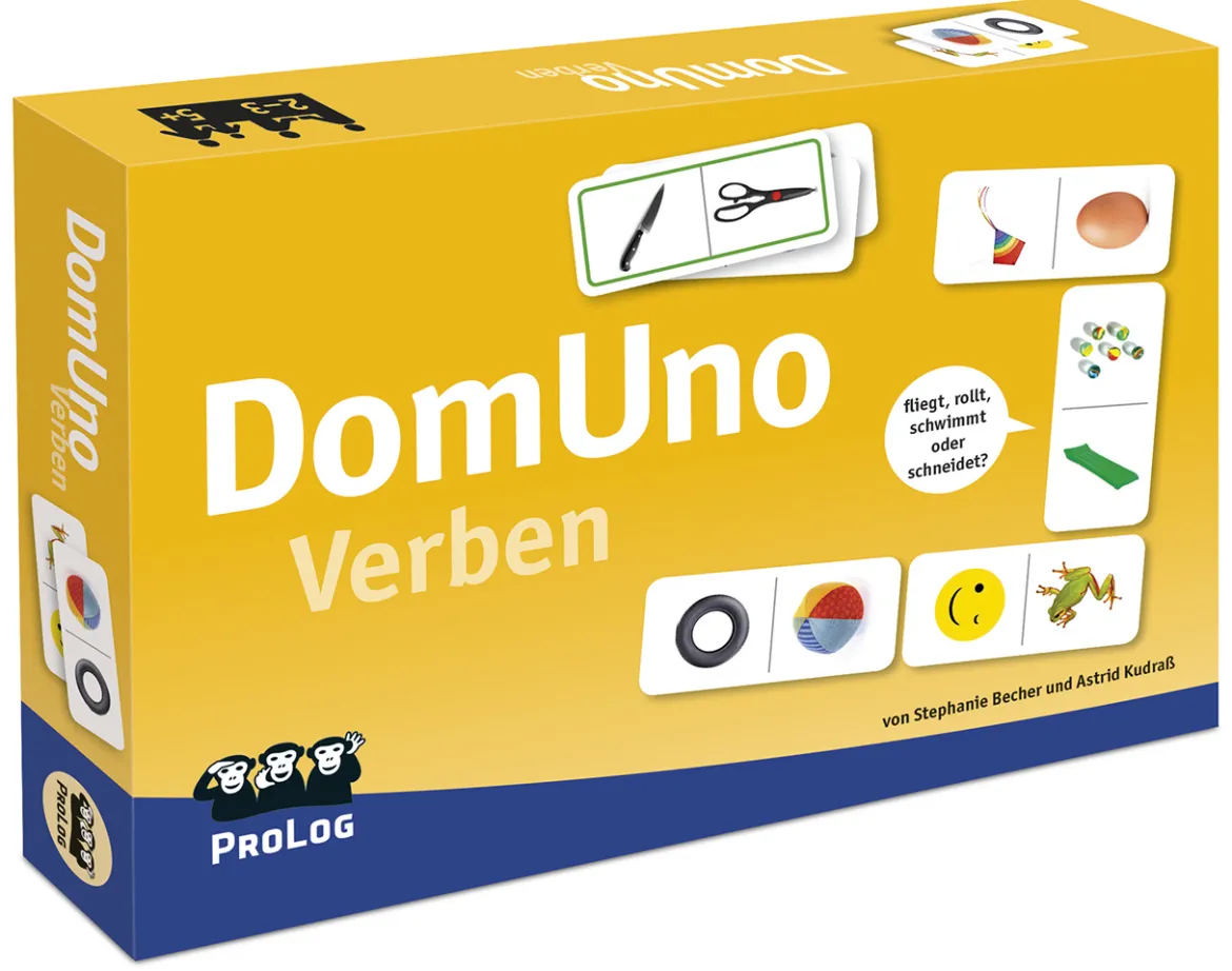 DomUno Verben, Sprachlernspiel, ab 5 Jahre