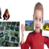 Double Game Lebensraum Wiese, Bodenspiel aus Teppichfliesen