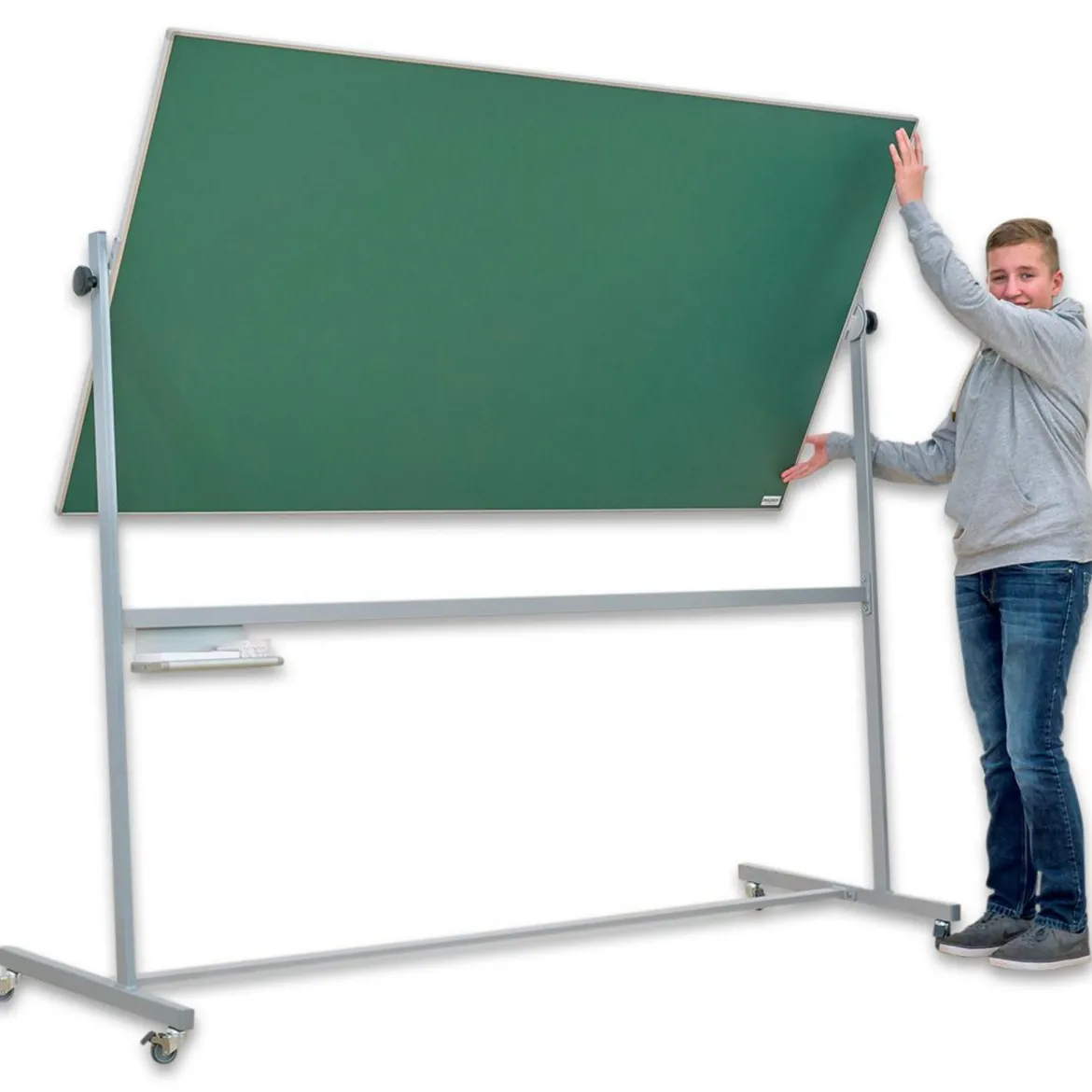 Drehgestelltafel grün, 120 x100 cm