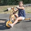 Dreirad mit flexiblen Hinterrädern, Drift Rider, orange, TopTrike Kinderfahrzeug