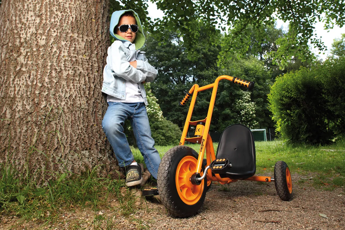 Dreirad mit hohem Lenker, Chopper, orange, TopTrike Kinderfahrzeug