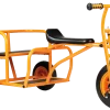 Dreirad mit Sitzbank, Doppeltaxi, orange, TopTrike Kinderfahrzeug