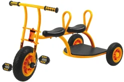 Dreirad mit zwei Sitzen, Kinder-Taxi, orange, TopTrike Kinderfahrzeug