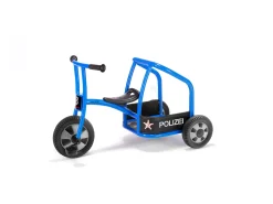 Dreirad Polizei aktiv, blau, neue Bereifung!