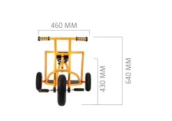 Dreirad-Taxi mit Stehplatz, Express, orange, TopTrike Kinderfahrzeug