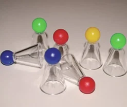 Durchsichtige Spielkegel