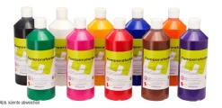 Dusyma Farbset, 10 Flaschen je 500 ml, ab 3 Jahre