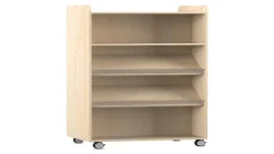 EduCasa Bücherwagen, klein, HxBxT: 50x50x44 cm, Farbe: limette